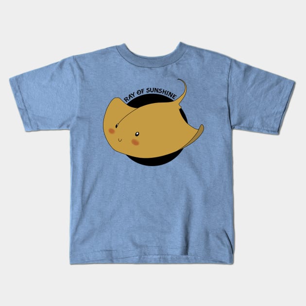 Ray of Sunshine Kids T-Shirt by archvinde